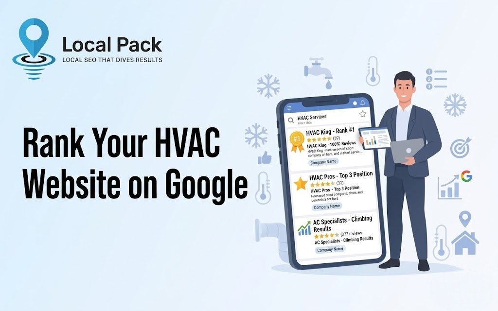 How to Rank Your HVAC Website on Google’s Local 3-Pack